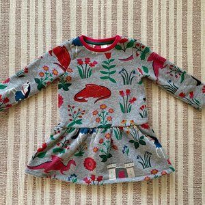 Mini Boden Cozy Jersey Toddler Dress Size 3-4yrs